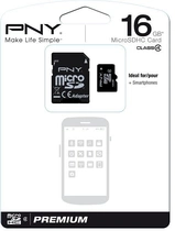 PNY Premium R16 microSDHC 16GB Kit, Class 4