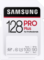 Samsung PRO Plus for Professionals R100/W90 SDXC 128GB, UHS-I U3, Class 10