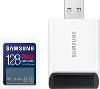 Samsung PRO Ultimate R200/W130 SDXC 128GB USB-Kit, UHS-I U3, Class 10