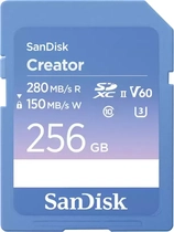 SanDisk Creator R280/W150 SDXC 256GB, UHS-II U3, Class 10