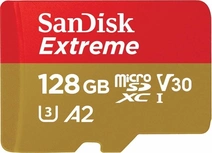 SanDisk Extreme R160/W90 microSDXC 128GB Kit, UHS-I U3, A2, Class 10