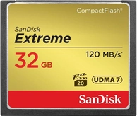 SanDisk Extreme R120/W60 CompactFlash Card 32GB