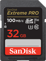 SanDisk Extreme PRO R100/W90 SDHC 32GB, UHS-I U3, Class 10