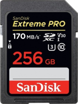 SanDisk Extreme PRO R170/W90 SDXC 256GB, UHS-I U3, Class 10