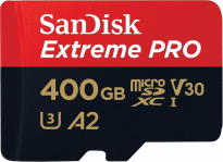 SanDisk Extreme PRO R170/W90 microSDXC 400GB Kit, UHS-I U3, A2, Class 10