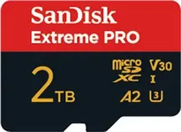 SanDisk Extreme PRO R200/W140 microSDXC 2TB Kit, UHS-I U3, A2, Class 10