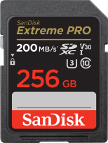 SanDisk Extreme PRO R200/W140 SDXC 256GB, UHS-I U3, Class 10