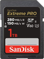 SanDisk Extreme PRO R280/W150 SDXC 1TB, UHS-II U3, Class 10