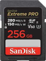 SanDisk Extreme PRO R280/W150 SDXC 256GB, UHS-II U3, Class 10