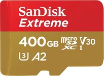 SanDisk Extreme R160/W90 microSDXC 400GB, UHS-I U3, A2, Class 10