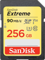 SanDisk Extreme R90/W60 SDXC 256GB, UHS-I U3, Class 10