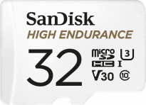 SanDisk High Endurance R100/W40 microSDHC 32GB Kit, UHS-I U3, Class 10