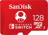 SanDisk Nintendo Switch R100/W90 microSDXC 128GB, UHS-I U3, Class 10