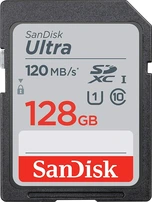 SanDisk Ultra R120 SDXC 128GB, UHS-I U1, Class 10