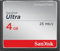 SanDisk Ultra R25 CompactFlash Card 4GB