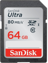 SanDisk Ultra R80 SDXC 64GB, UHS-I, Class 10