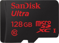 SanDisk Ultra R80 microSDXC 128GB Kit, UHS-I, Class 10