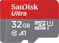 SanDisk Ultra R98 microSDHC 32GB Kit, UHS-I U1, A1, Class 10