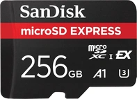 SanDisk microSD EXPRESS R880/W650 microSDXC Express 256GB, UHS-I U3, A1, Class 10, SD Express EX I