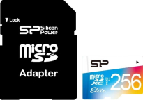 Silicon Power Elite R85 microSDXC 256GB Kit, UHS-I U1, Class 10