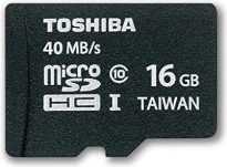 Toshiba High Speed Professional R40 SDHC 16GB Kit, Class 10