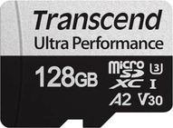 Transcend 340S R160/W125 microSDXC 128GB Kit, UHS-I U3, A2, Class 10