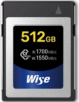 Wise Advanced CFX-B Series R1700/W1550 CFexpress 2.0 Type B 512GB
