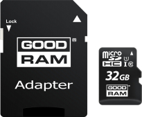 goodram M1AA R100 microSDHC 32GB Kit, UHS-I U1, Class 10