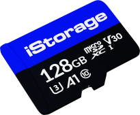 iStorage microSDXC 128GB, UHS-I U3, A1, Class 10