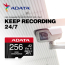 ADATA High-Endurance R100/W80 microSDXC 64GB Kit, UHS-I U3, A2, Class 10