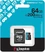 Kingston Canvas Go! Plus Gen4 R200 microSDXC 64GB Kit, UHS-I U3, A2, Class 10