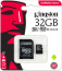 Kingston Canvas Select R80 microSDHC 32GB Kit, UHS-I U1, Class 10