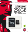 Kingston Canvas Select R80 microSDXC 256GB Kit, UHS-I U1, Class 10