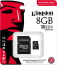 Kingston Industrial Temperature Gen2 R100 microSDHC 8GB Kit, UHS-I U3, A1, Class 10