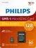 Philips microSDXC R80/W30 microSDXC 128GB Kit, UHS-I U1, A1, Class 10