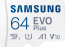 Samsung EVO Plus 2021 R130 microSDXC 64GB Kit, UHS-I U1, A1, Class 10