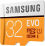 Samsung EVO R100 microSDHC 32GB Kit, UHS-I U1, Class 10