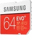 Samsung EVO+ R80/W20 SDXC 64GB, UHS-I, Class 10