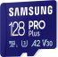 Samsung PRO Plus R180/W130 microSDXC 128GB Kit, UHS-I U3, A2, Class 10