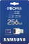 Samsung PRO Plus R180/W130 microSDXC 256GB USB-Kit, UHS-I U3, A2, Class 10