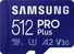 Samsung PRO Plus R160/W120 microSDXC 512GB USB-Kit, UHS-I U3, A2, Class 10