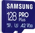 Samsung PRO Plus R180/W130 microSDXC 128GB Kit, UHS-I U3, A2, Class 10