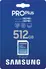 Samsung PRO Plus for Professionals R180/W130 SDXC 512GB, UHS-I U3, Class 10