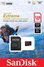 SanDisk Extreme R100 microSDXC 128GB Kit, UHS-I U3, A1, Class 10