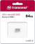 Transcend 300S R95/W40 microSDXC 64GB, UHS-I U1, Class 10