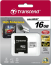 Transcend High Endurance 10V R21/W20 microSDHC 16GB Kit, Class 10