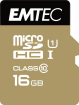 Emtec Gold+ R85/W21 microSDHC 16GB Kit, UHS-I U1, Class 10