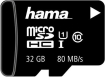 Hama R80 microSDHC 32GB Kit, UHS-I, Class 10