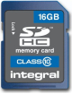 Integral R20 SDHC 16GB, Class 10