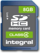 Integral SDHC 8GB, Class 4